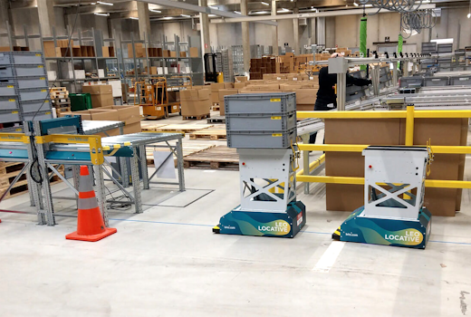 AGV Automated guided vehicles BITO referentie CAC